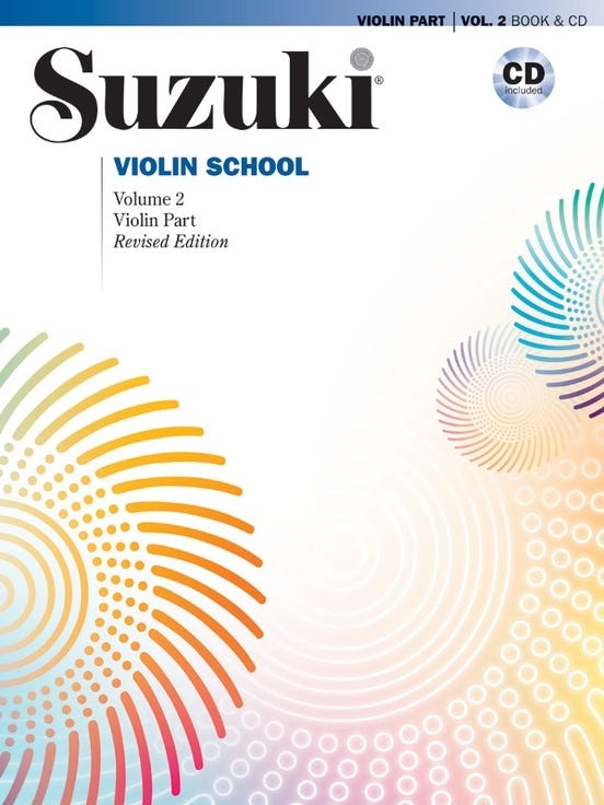 Suzuki Violin School Volume 2 Book/Cd