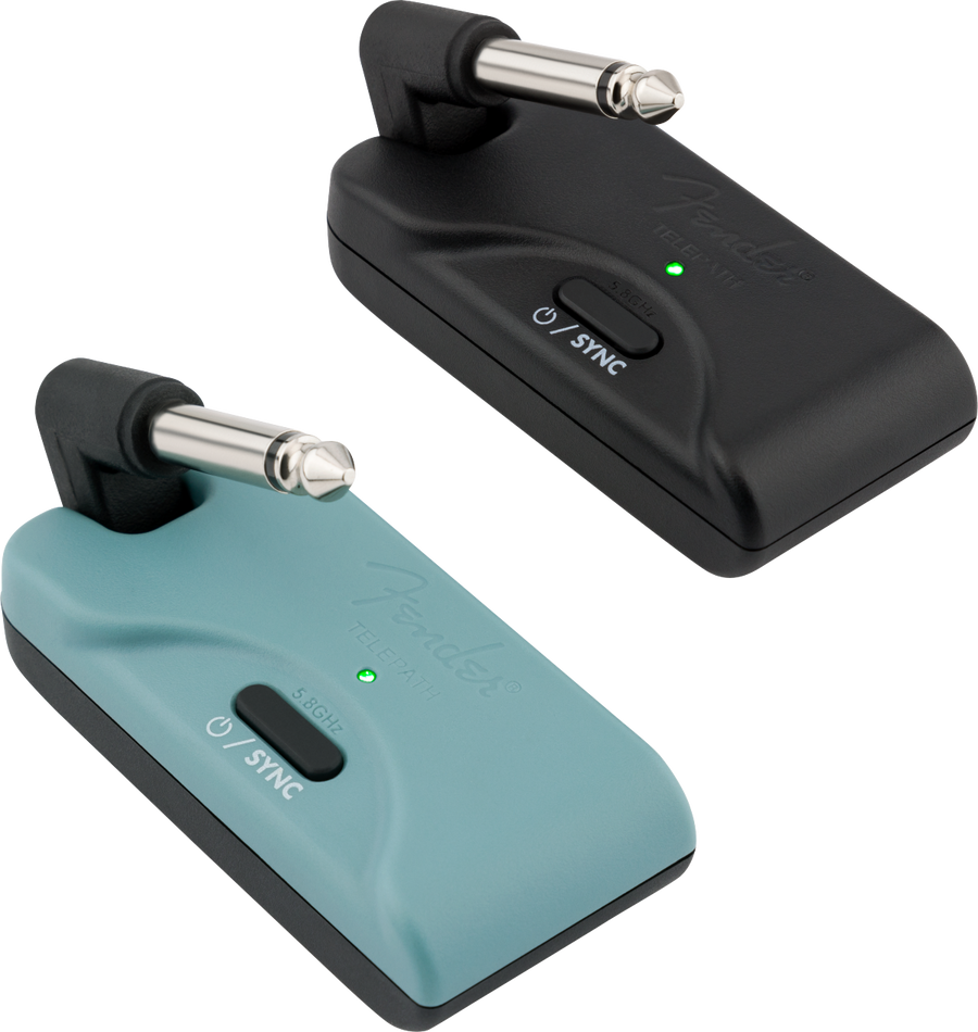 Fender Telepath Wireless System - Mystic Ice Blue and Black