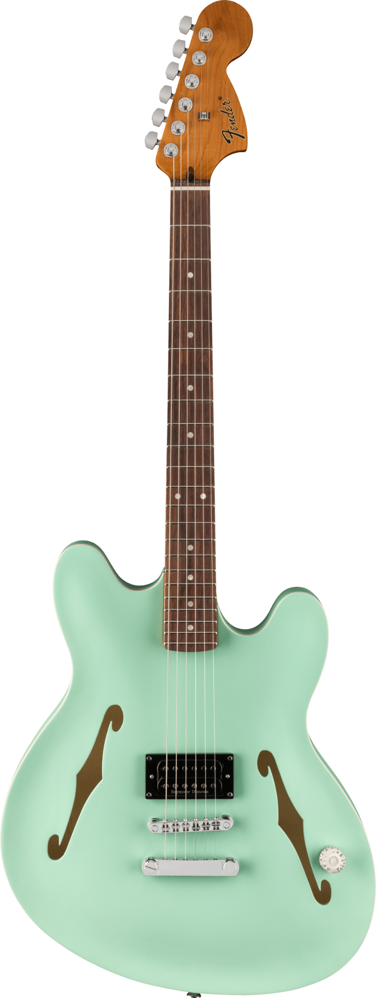 Fender Tom DeLonge Starcaster - Rosewood Fingerboard - Satin Surf Green