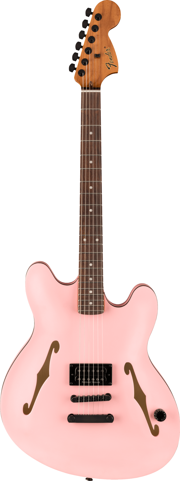 Fender Tom DeLonge Starcaster - Rosewood Fingerboard - Satin Shell Pink