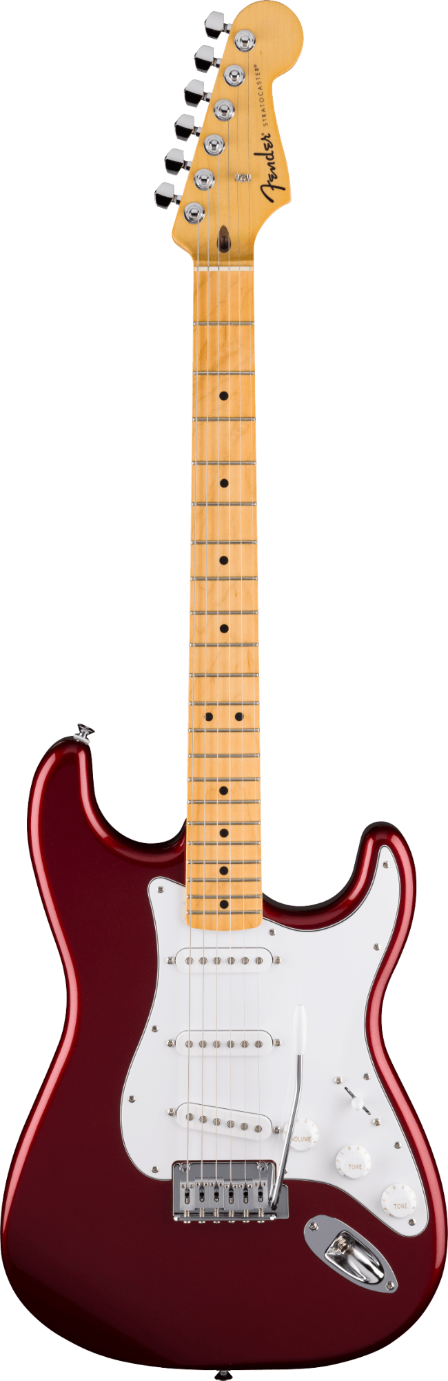 Fender Standard Stratocaster - Maple Fingerboard - White Pickguard - Candy Cola