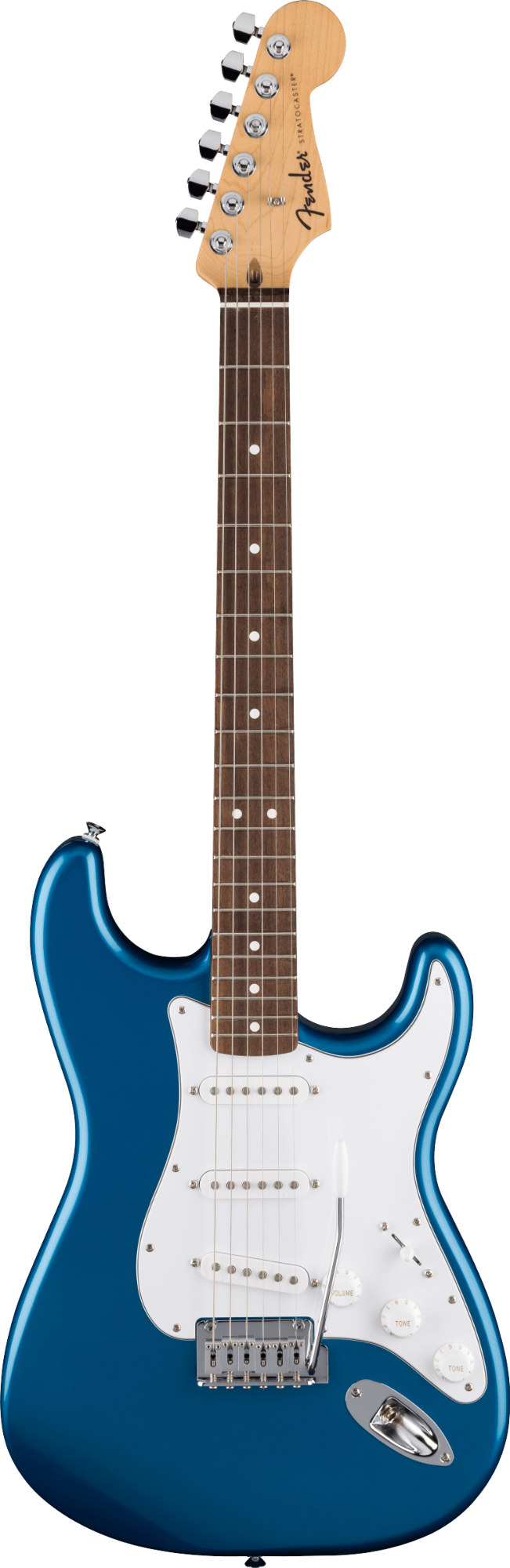 Fender Standard Stratocaster - Laurel Fingerboard - White Pickguard - Aqua Marine Metallic