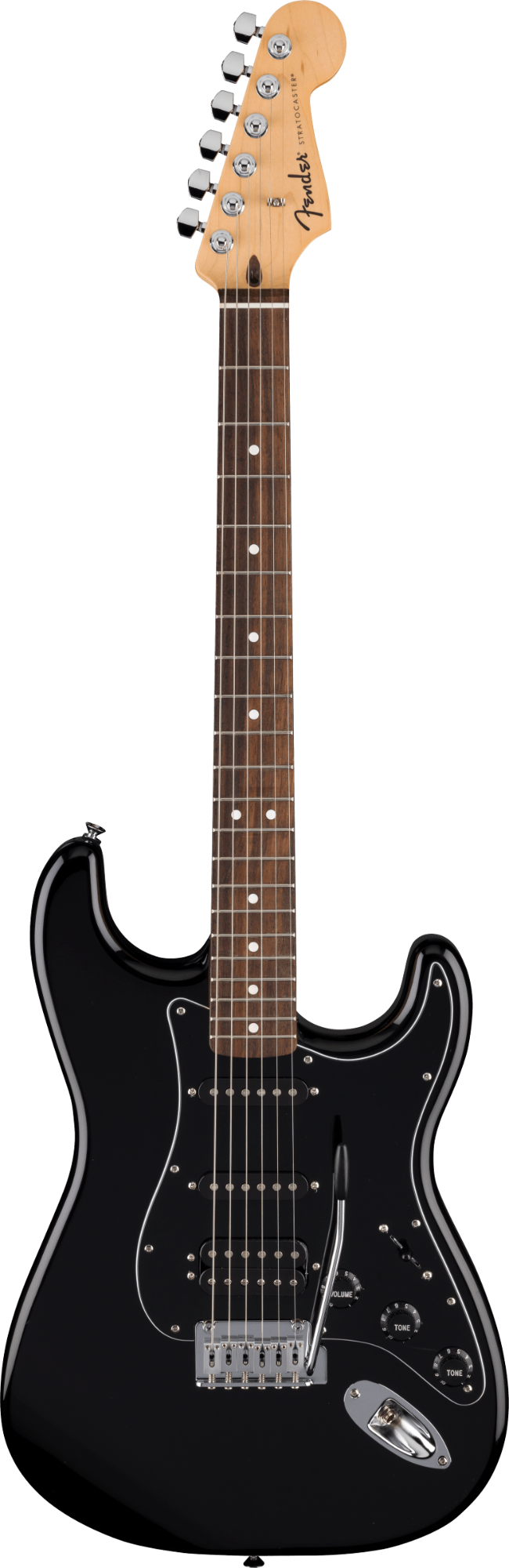 Fender Standard Stratocaster HSS - Laurel Fingerboard - Black Pickguard - Black