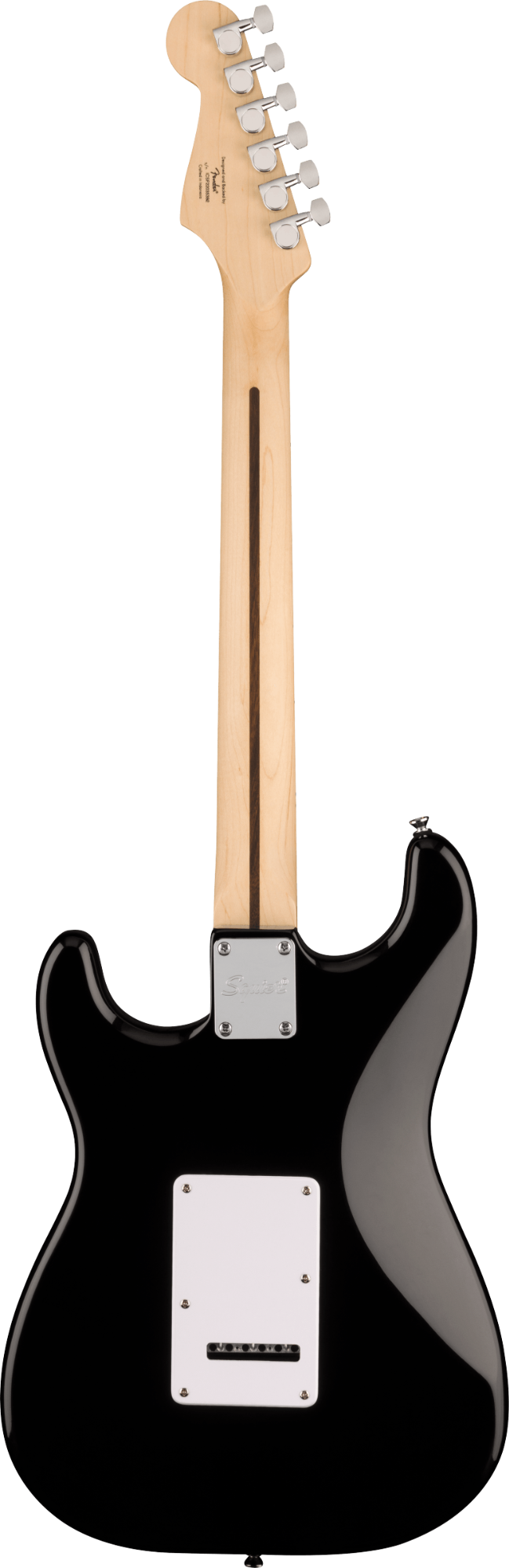 Squier Sonic Stratocaster - Maple Fingerboard - White Pickguard - Black