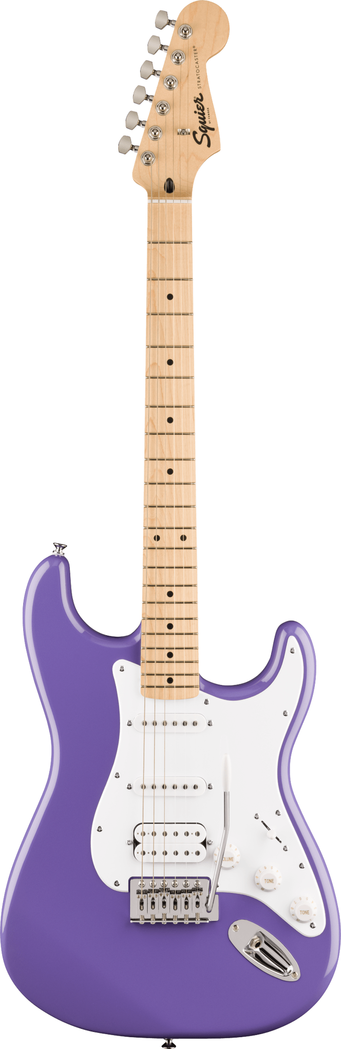 Squier FSR Sonic Stratocaster HSS - Maple Fingerboard - White Pickguard - Ultraviolet