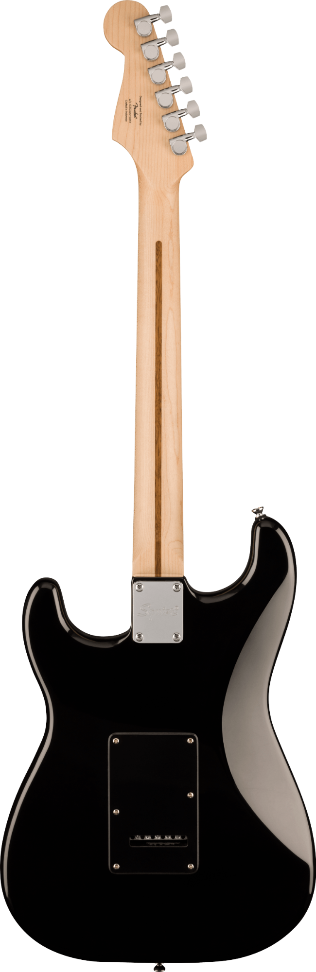 Squier Sonic Stratocaster HSS - Maple Fingerboard - Black Pickguard - Black