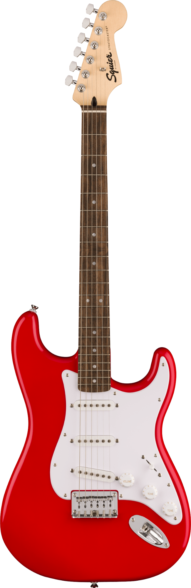 Squier Sonic Stratocaster HT - Laurel Fingerboard - White Pickguard - Torino Red