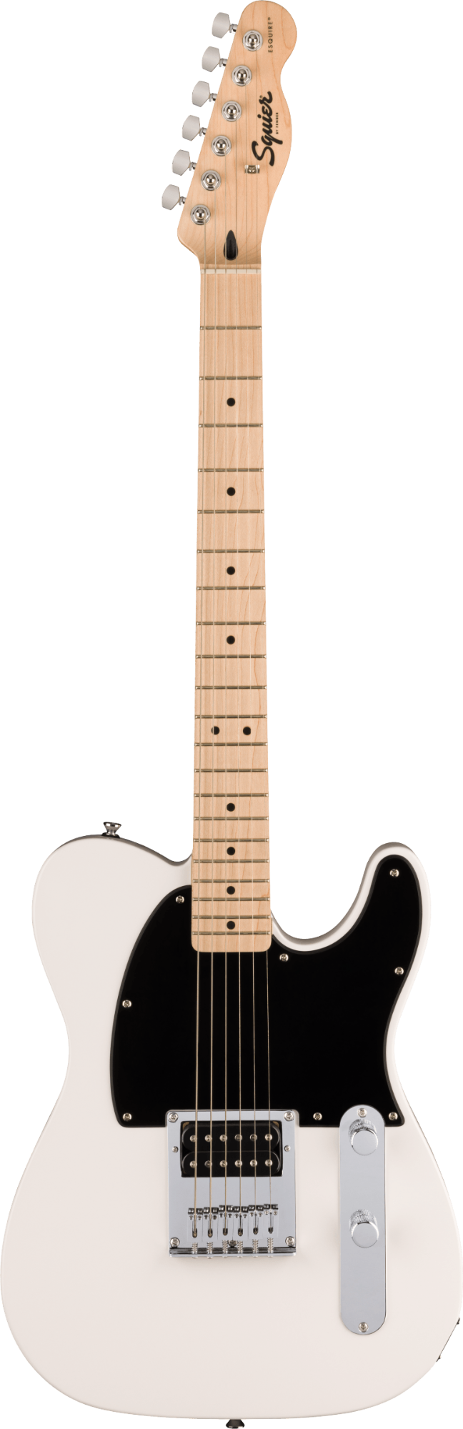 Squier Sonic Esquire H - Maple Fingerboard - Black Pickguard - Arctic White