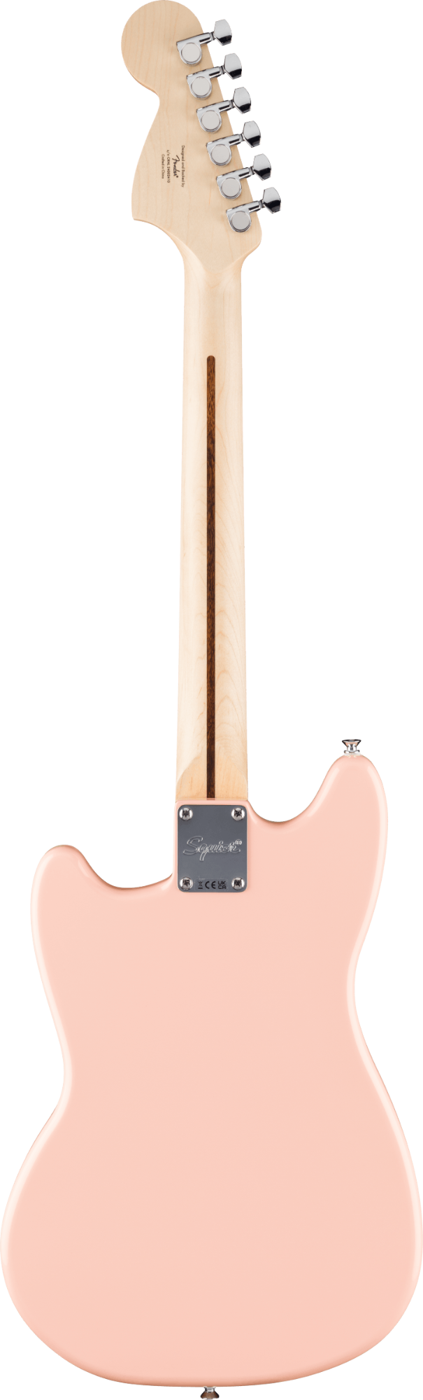 Squier FSR Sonic Mustang - Maple Fingerboard - White Pickguard - Shell Pink
