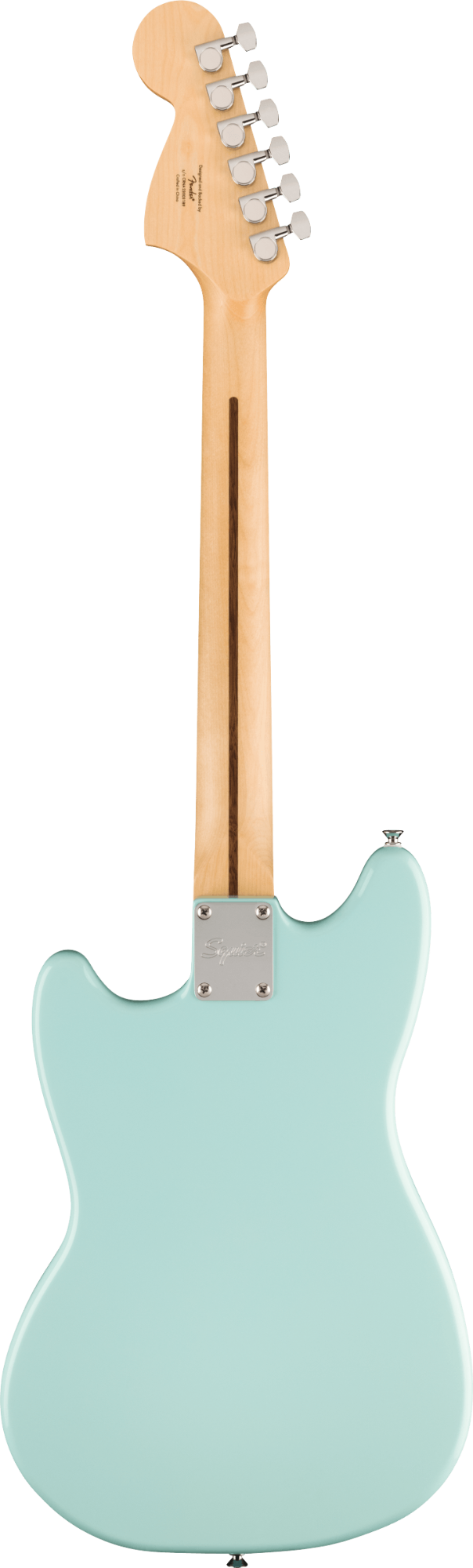 Squier FSR Sonic Mustang HH - Maple Fingerboard - White Pickguard - Sonic Blue