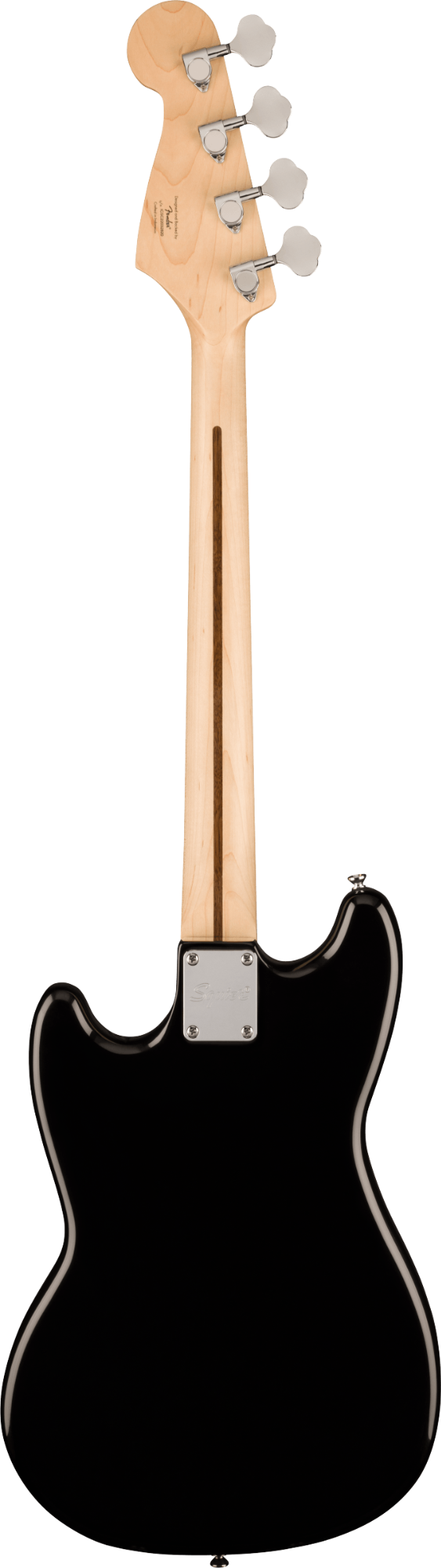 Squier Sonic Bronco Bass - Laurel Fingerboard - White Pickguard - Black