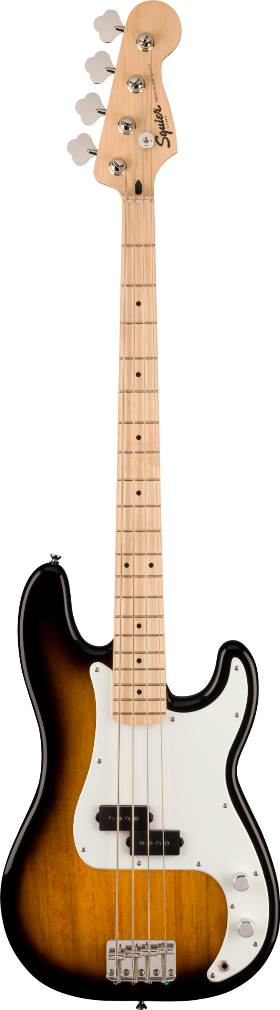 Squier Sonic Precision Bass - Maple Fingerboard - White Pickguard - 2-Color Sunburst