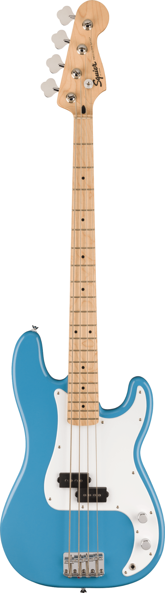 Squier Sonic Precision Bass - Maple Fingerboard - White Pickguard - California Blue