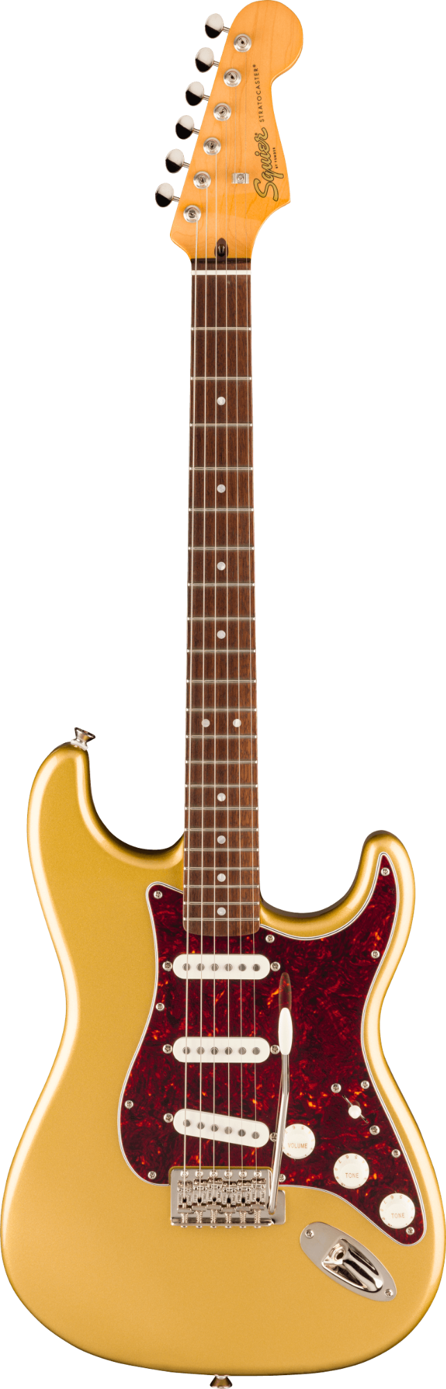 Squier FSR Classic Vibe 60s Stratocaster - Laurel Fingerboard - Tortoishell Pickguard - Aztec Gold