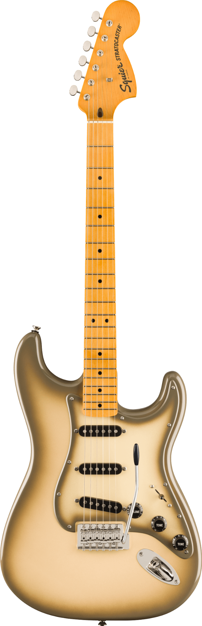 Squier FSR Classic Vibe '70s Stratocaster - Maple Fingerboard - Black Plastic Parts - Antigua