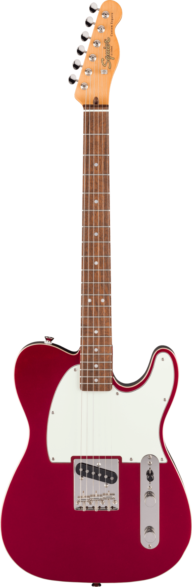 Squier Classic Vibe Custom Esquire - Laurel Fingerboard - Parchment Pickguard - Candy Apple Red