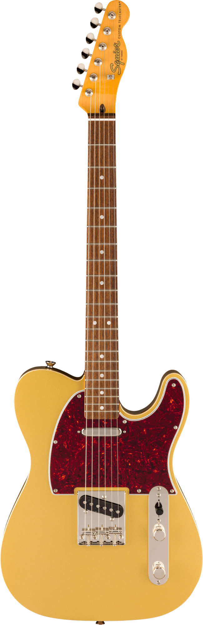 Squier FSR Classic Vibe 60s Custom Telecaster - Laurel Fingerboard - Tortoishell Pickguard - Aztec Gold