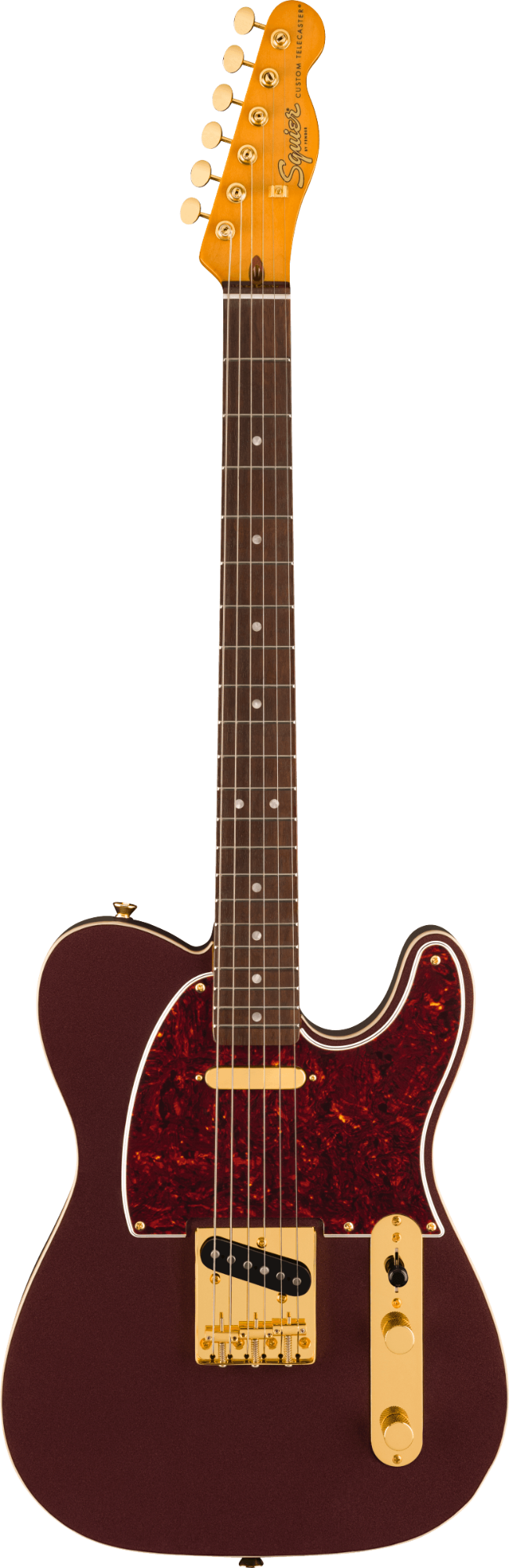 Squier FSR Classic Vibe '60s Custom Telecaster - Laurel Fingerboard - Tortoiseshell Pickguard - Gold Hardware - Oxblood