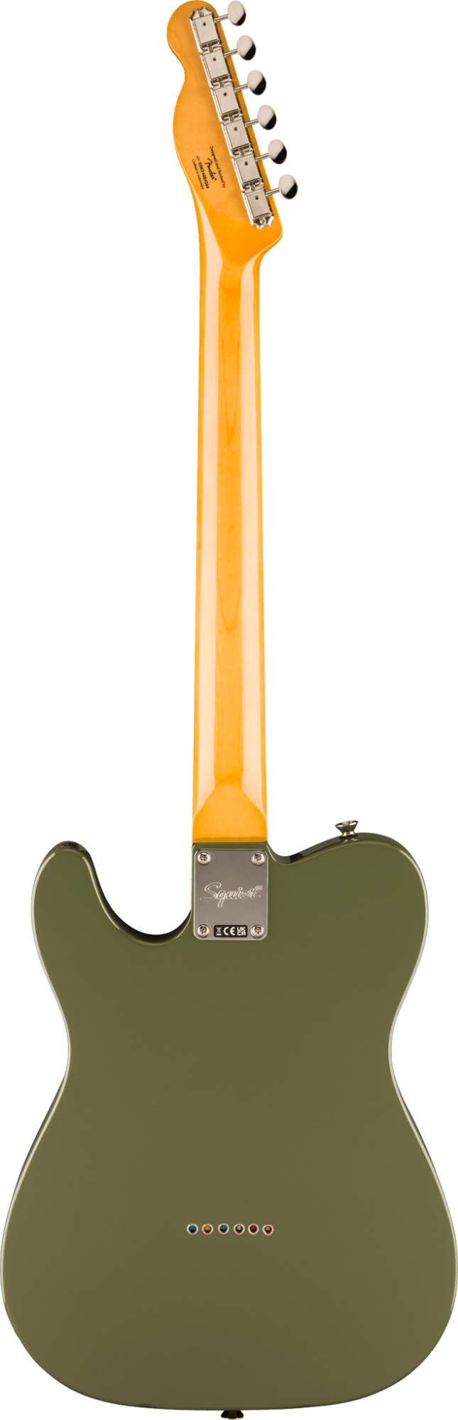 Squier FSR Classic Vibe '60s Telecaster Thinline - Laurel Fingerboard - Tortoiseshell Pickguard - Antique Olive