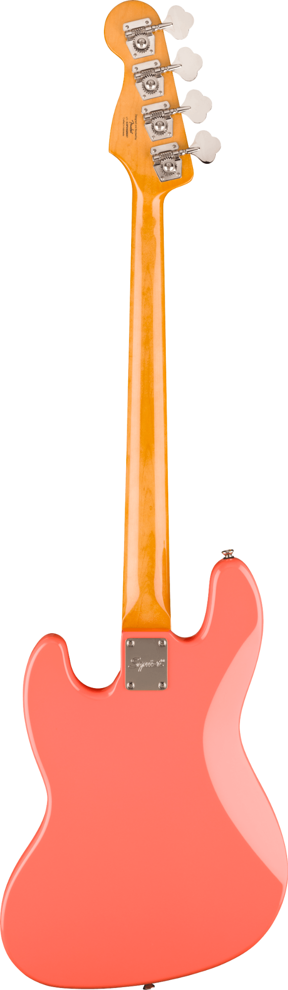 Squier Classic Vibe '60s Jazz Bass - Laurel Fingerboard - Tortoishell Pickguard - Tahitian Coral