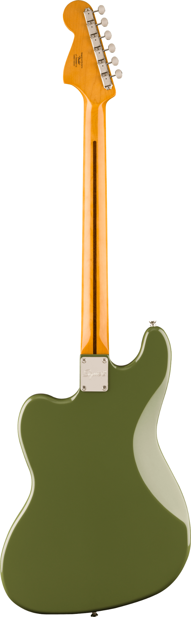 Squier FSR Classic Vibe Bass VI - Laurel Fingerboard - Tortoiseshell Pickguard - Matching Headstock - Antique Olive