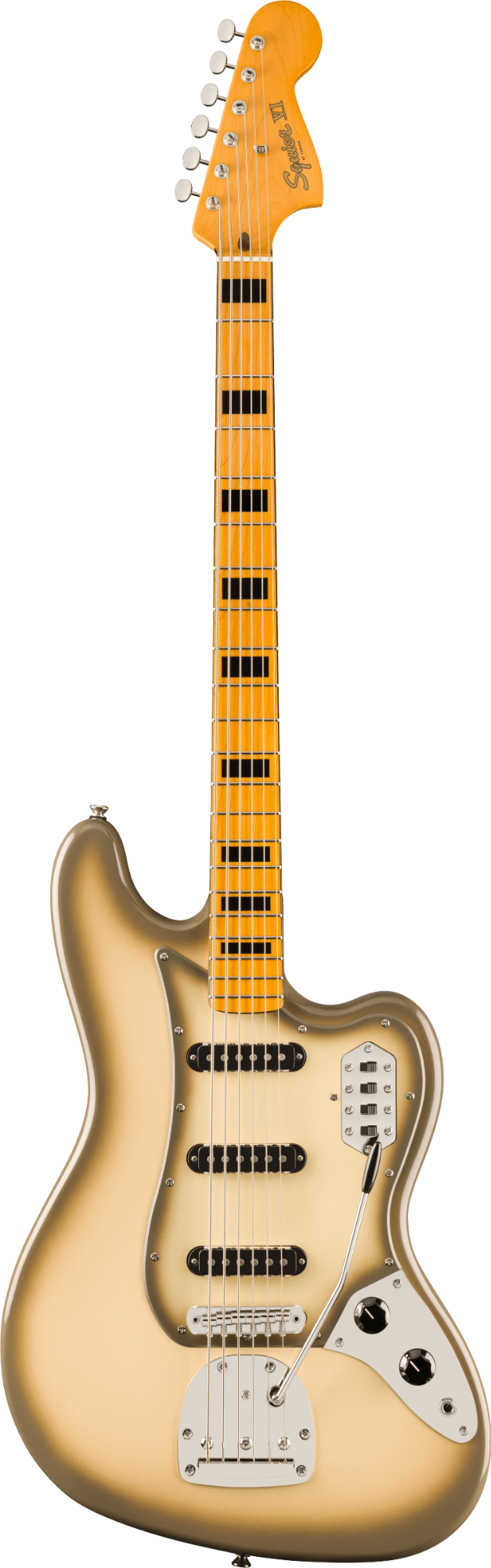 Squier FSR Classic Vibe Bass VI - Maple Fingerboard - Black Pickguard - Antigua