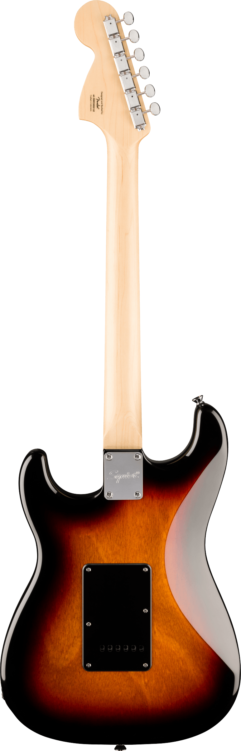 Squier Paranormal Stratocaster Deluxe - Laurel Fingerboard - Black Pickguard - 3-Color Sunburst