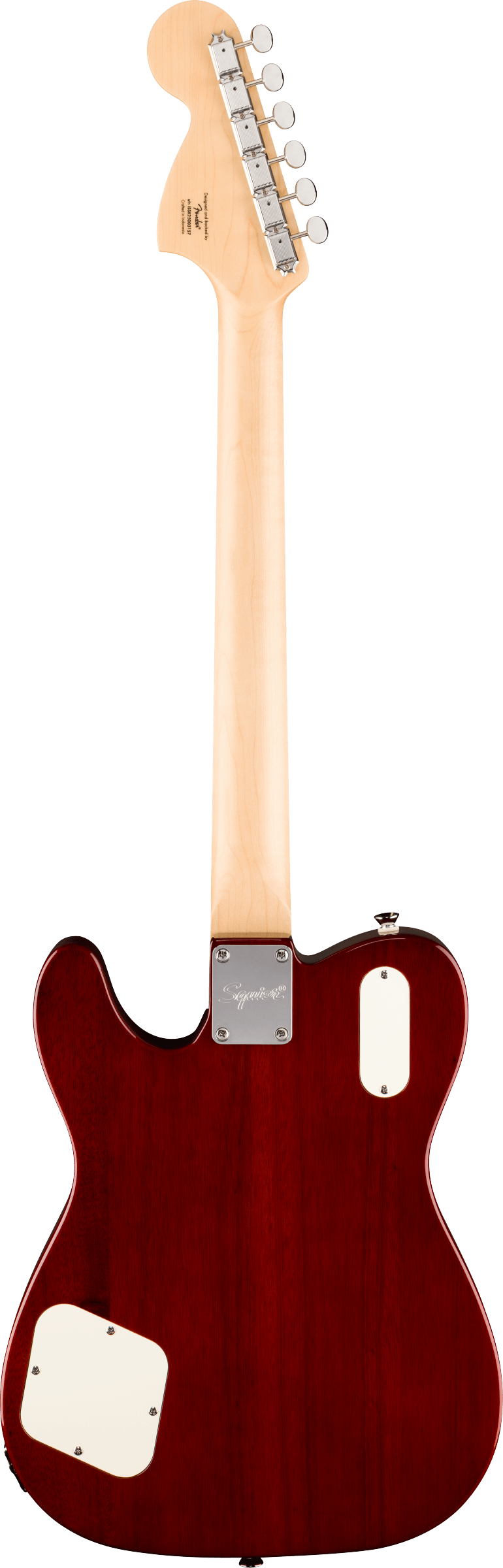 Squier Paranormal Troublemaker Telecaster Deluxe Bigsby - Laurel Fingerboard - Parchment Pickguard - Honey Sunburst