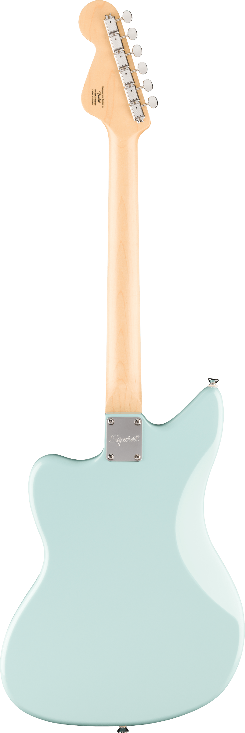 Squier Paranormal Electric VI - Laurel Fingerboard - Parchment Pickguard - Matching Headstock - Daphne Blue