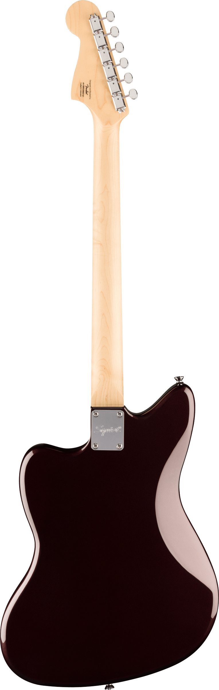 Squier Paranormal Baritone Jazzmaster HH - Laurel Fingerboard - Black Pickguard - Oxblood