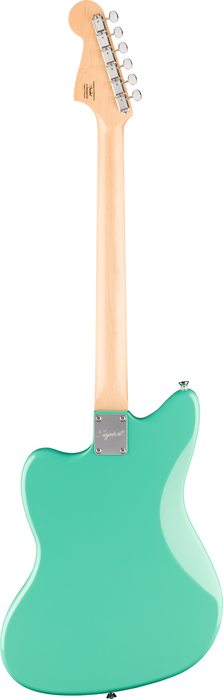 Squier Paranormal Baritone Jazzmaster HH - Laurel Fingerboard - Parchment Pickguard - Sea Foam Green