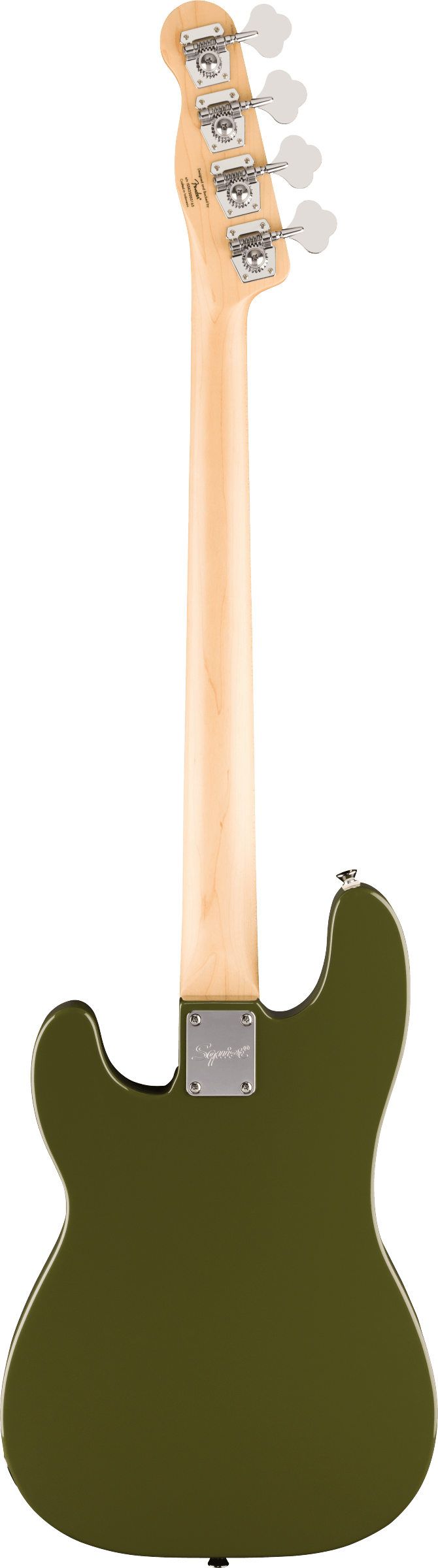 Squier Paranormal Precision Bass Thinline SJ - Laurel Fingerboard - Parchment Pickguard - Olive