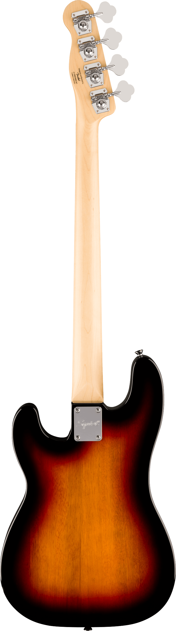 Squier Paranormal Precision Bass Thinline SJ - Laurel Fingerboard - Black Pickguard - 3-Color Sunburst