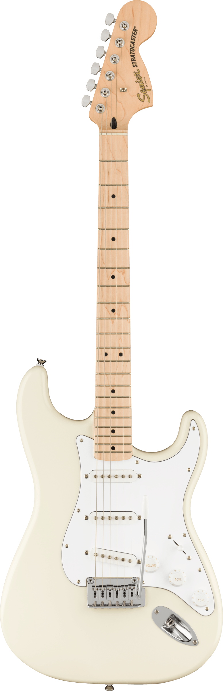 Squier Affinity Series Stratocaster - White Pickguard / Olympic White