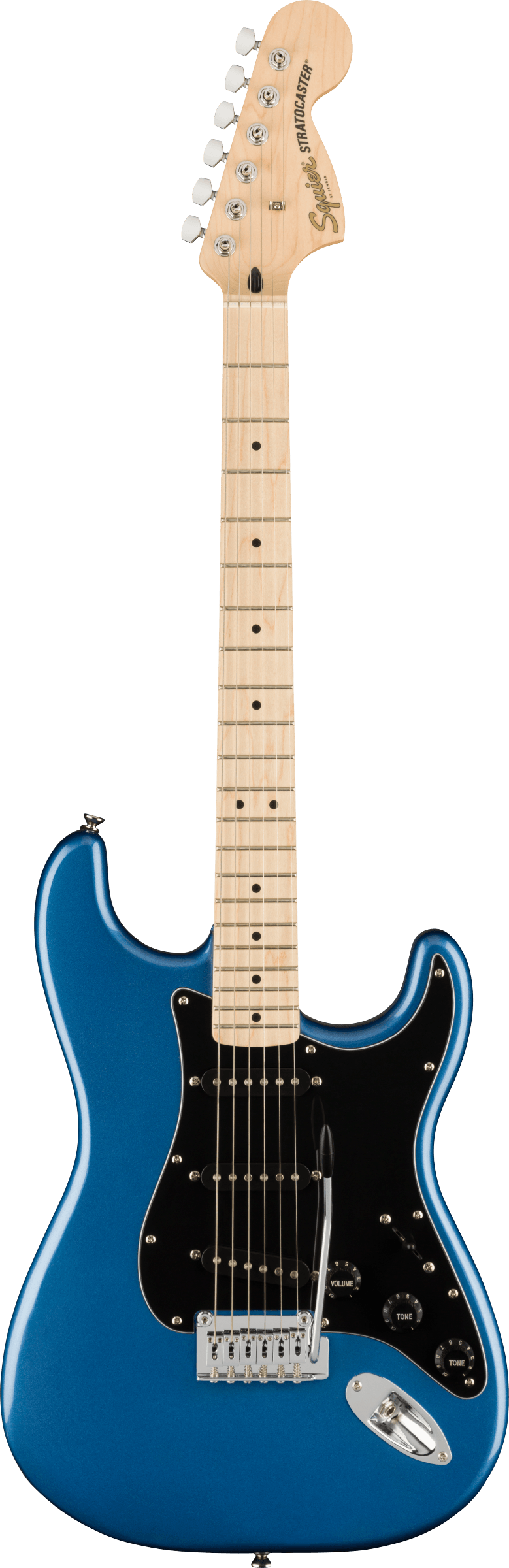 Squier Affinity Series Stratocaster - Black Pickguard / Lake Placid Blue