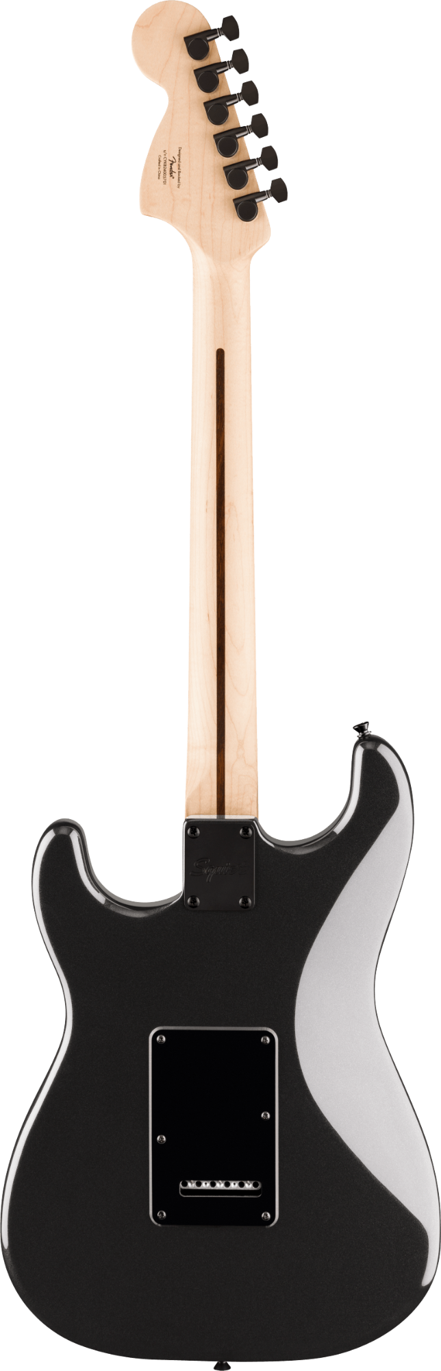 Squier FSR Affinity Series Stratocaster HSS - Laurel Fingerboard - Black Pickguard - Black Hardware - Matching Headstock - Metallic Black