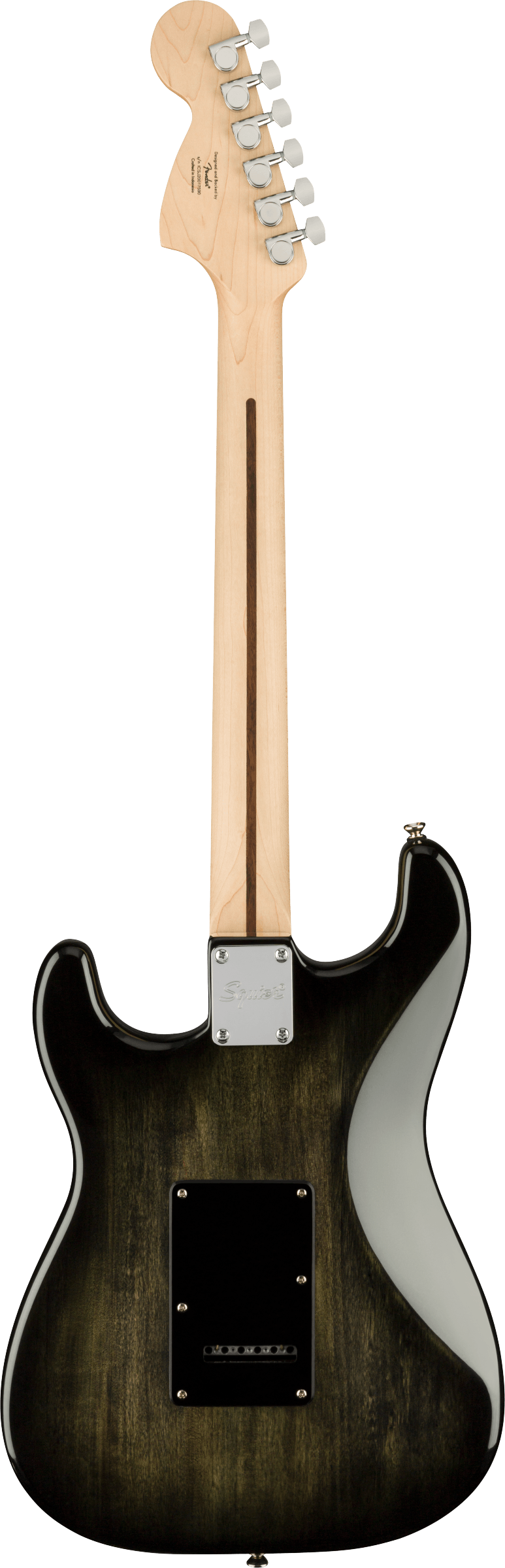 Squier Affinity Series Stratocaster FMT HSS - Black Pickguard / Black Burst