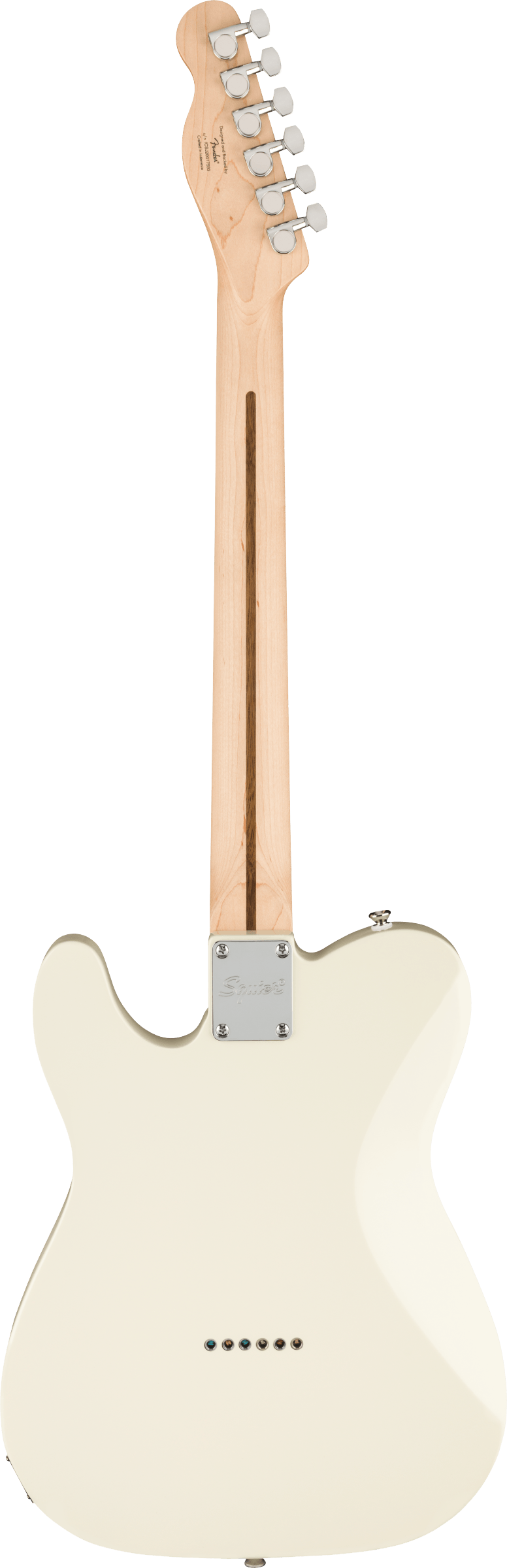 Squier Affinity Series Telecaster - White Pickguard / Olympic White