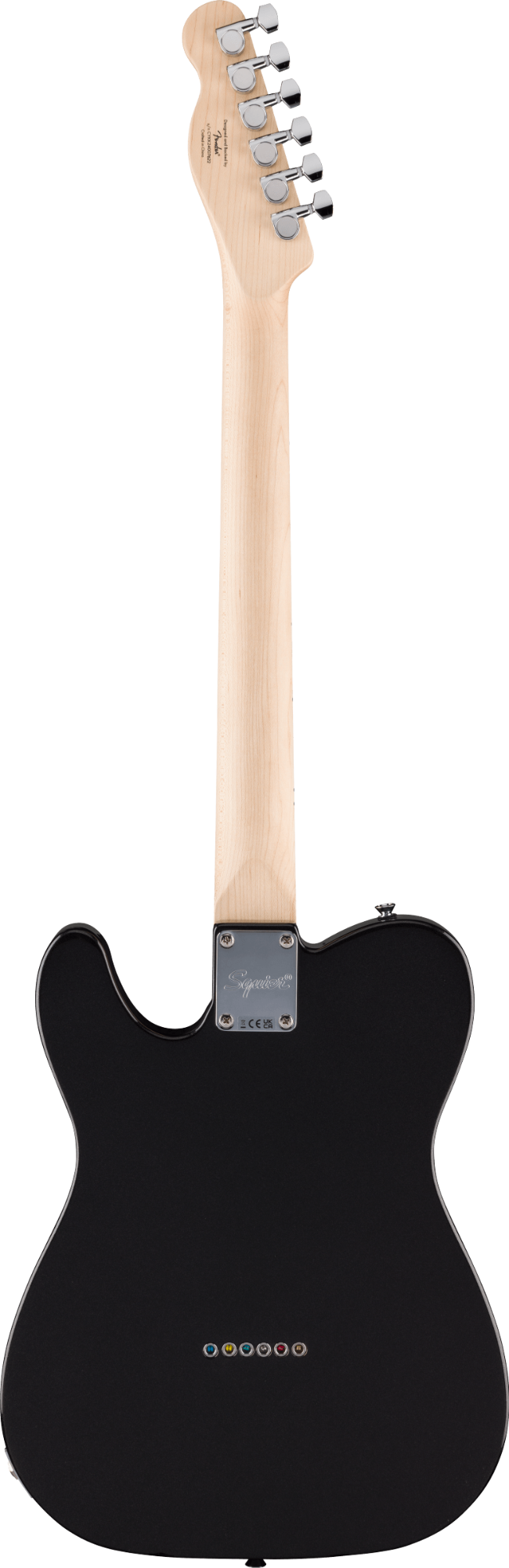 Squier FSR Affinity Series Telecaster Thinline - Maple Fingerboard - Black Pickguard - Metallic Black