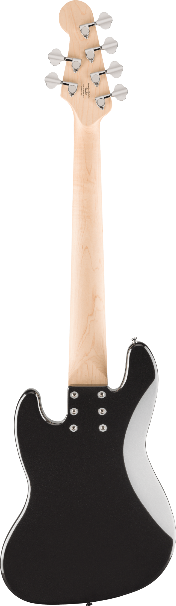 Squier Affinity Series Jazz Bass VI - Laurel Fingerboard - Black Pickguard - Black Metallic