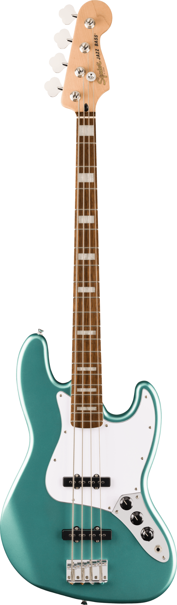 Squier Affinity Series Active Jazz Bass - Laurel Fingerboard - Mystic Sea Foam Green