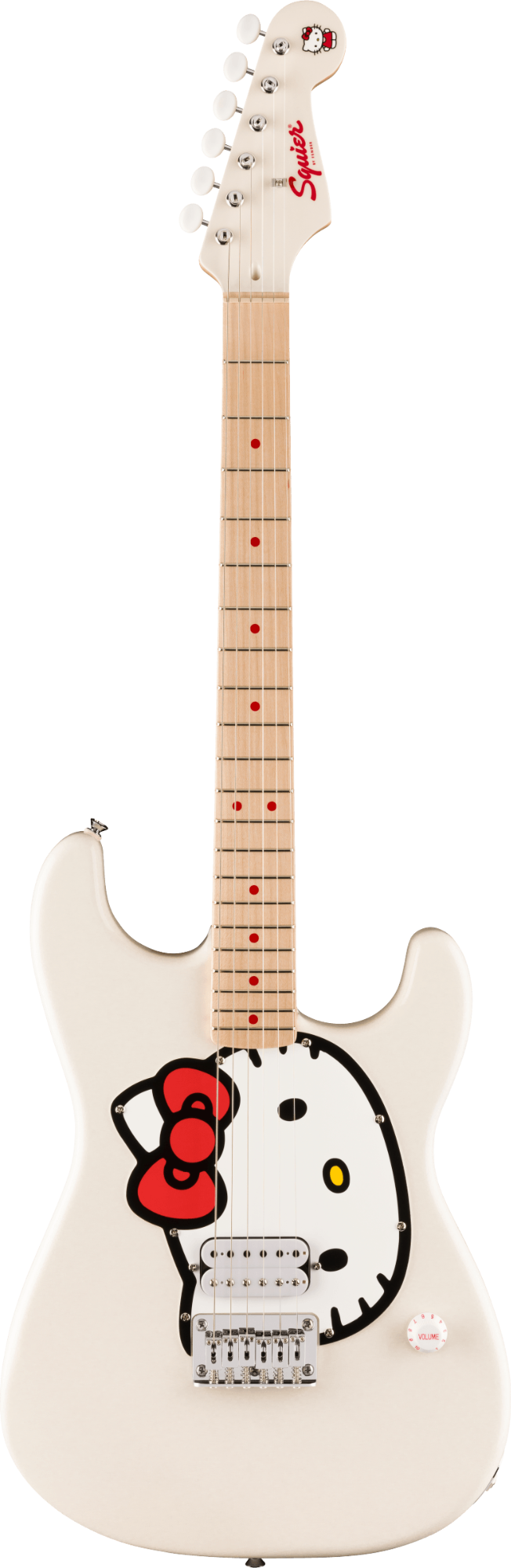 Squier Fender x Hello Kitty Stratocaster - White - Limited Edition
