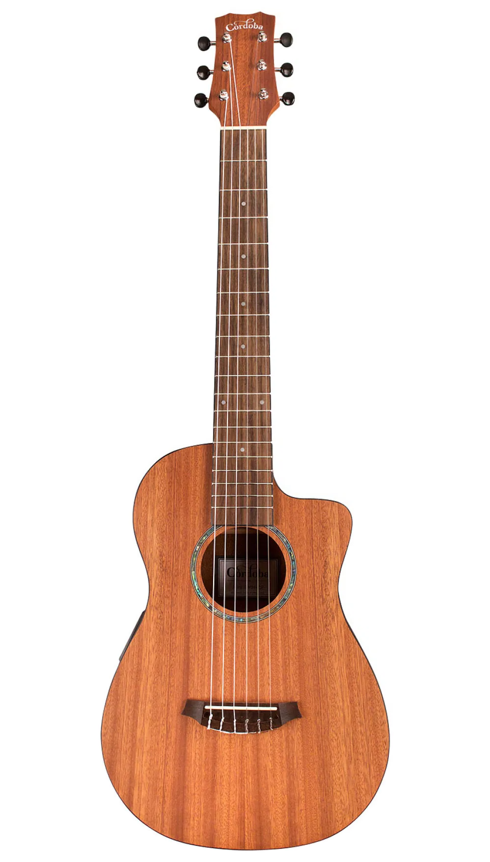 Cordoba MINI II MH-CE 1/2 size Classical w/Cutaway - Mahogany