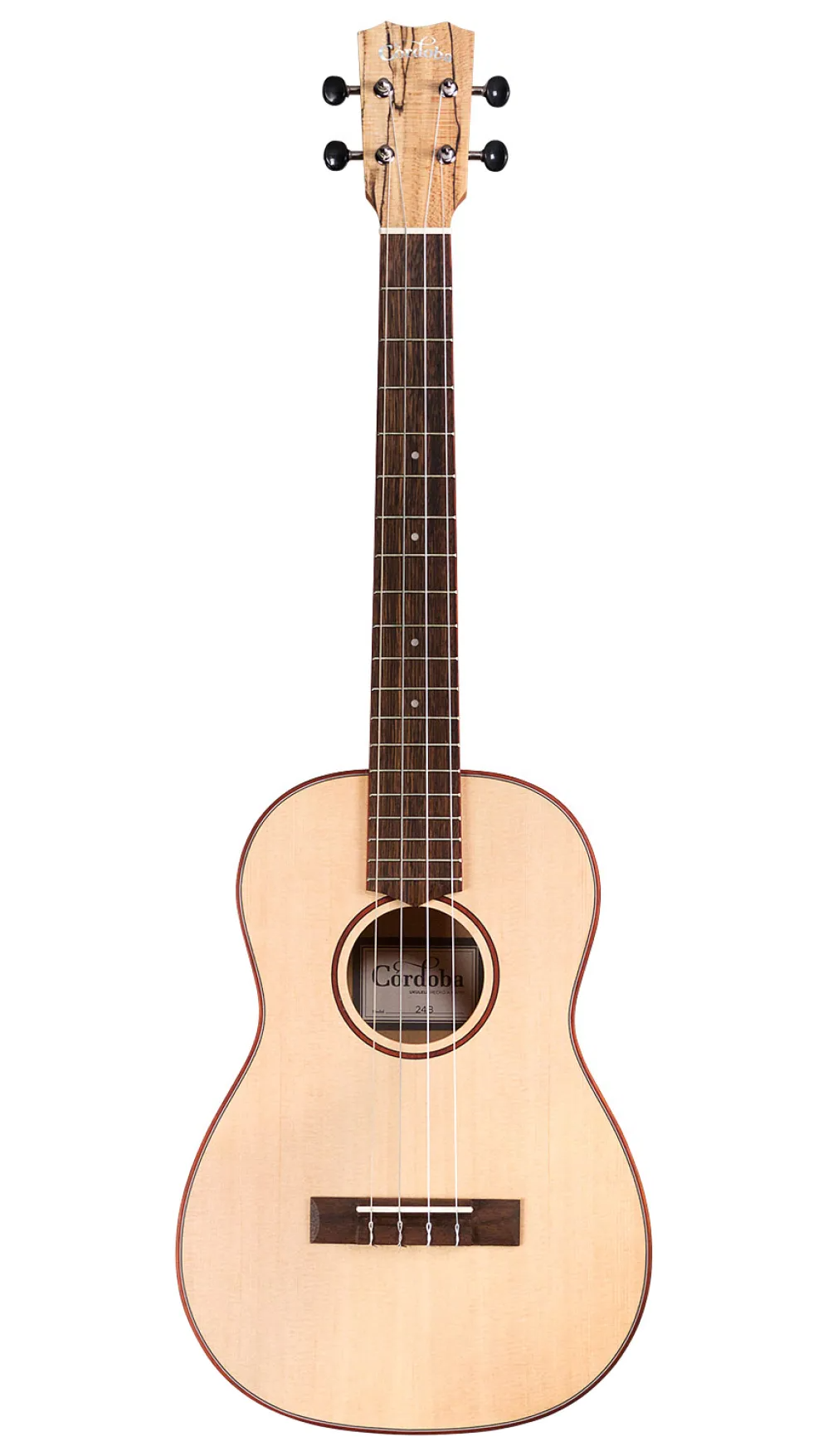 Cordoba 24B Baritone Ukulele - Spruce / Spalted Maple