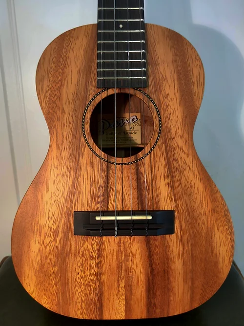 Pono AT-E Tenor Ukulele - Solidbody Acacia w/Pickup (PONO-AT-E)