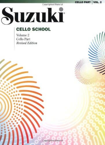 Suzuki Cello School Bk 2 Cello Part Revised