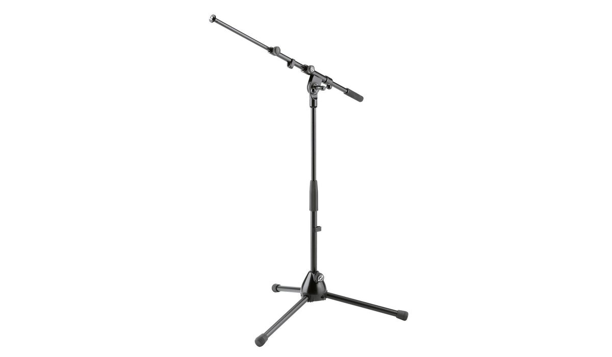 K&M Low Microphone Boom Stand - Black (259B)