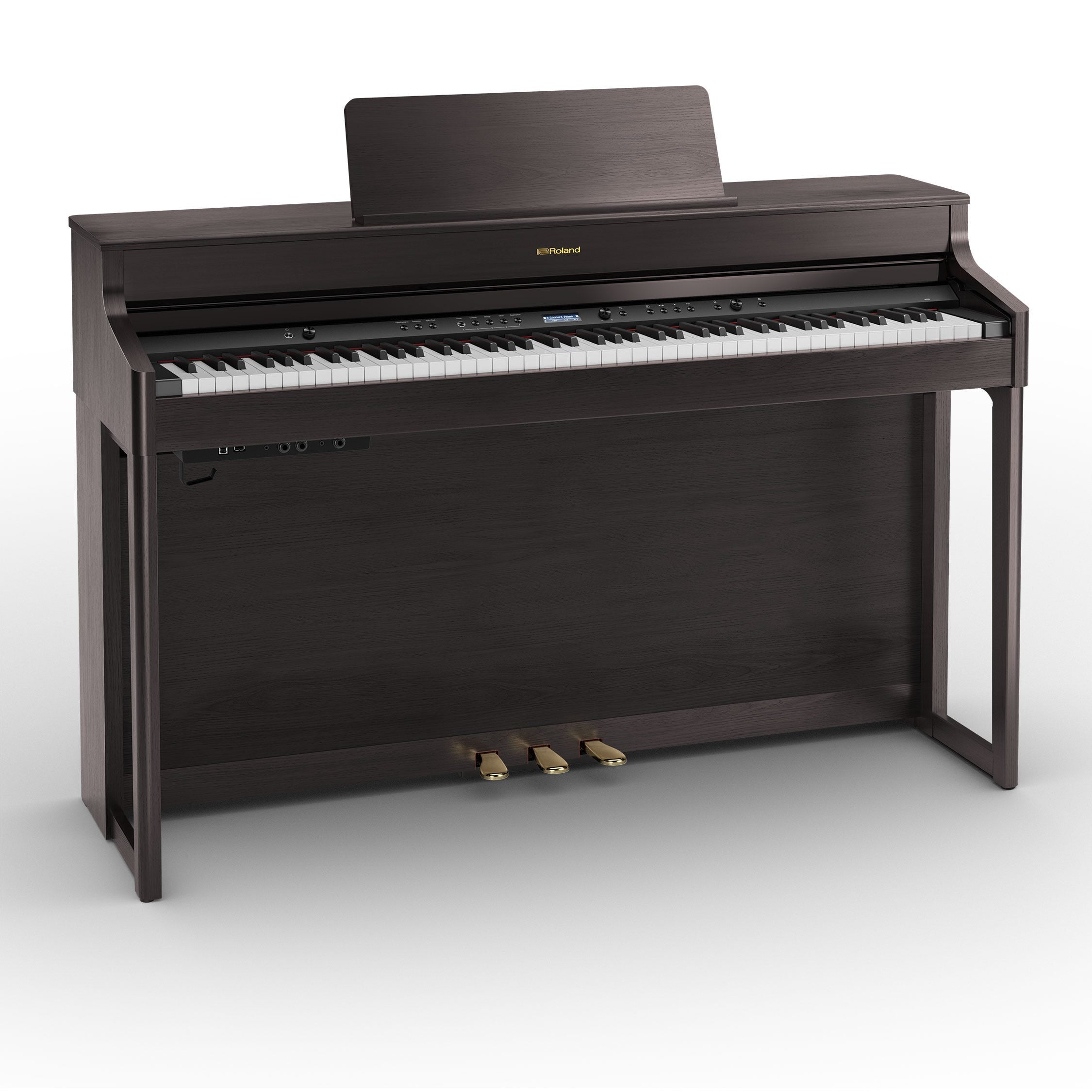 Roland HP702 SuperNatural Digital Piano w/matching bench - Dark Rosewo