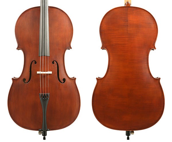 Gliga II 4/4 cello outfit - Dark antique