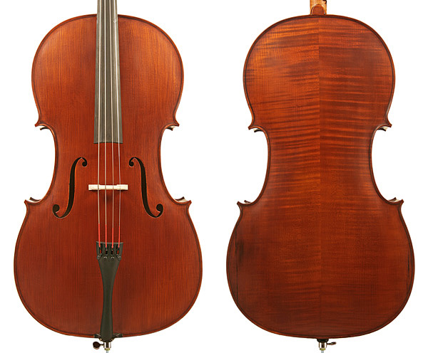 Gliga I 3/4 Size Cello Outfit - Dark Antique Finish